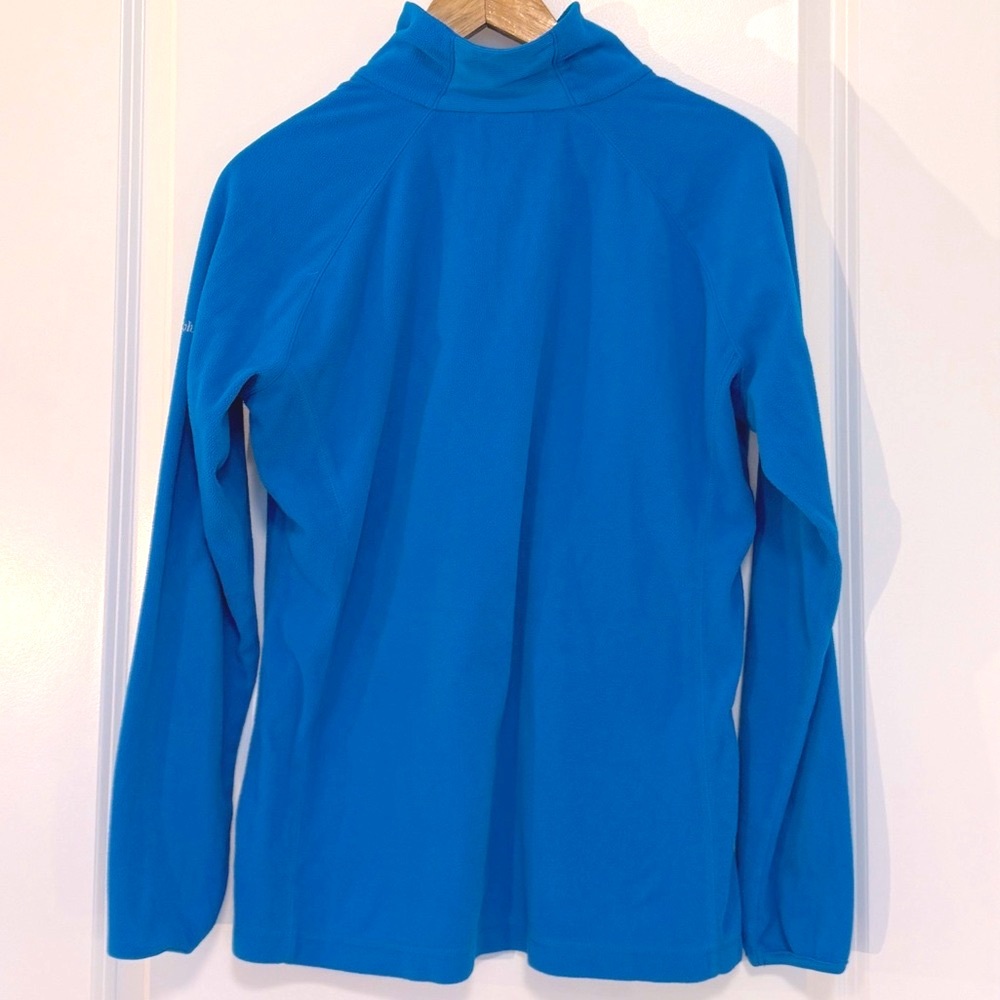 COLUMBIA Caribbean Blue Fleece Pull Over XL - Picture 2 of 7